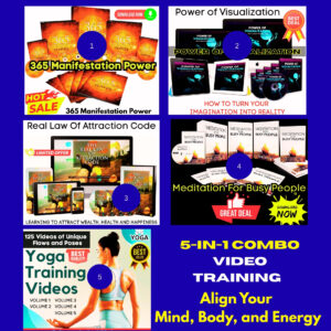 5-in-1 Combo Video Training - Align Your  Mind, Body, and Energy